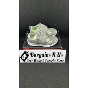 Saucony Baby Liteform Feel L Grey Silver Hook Loop Kids 11W